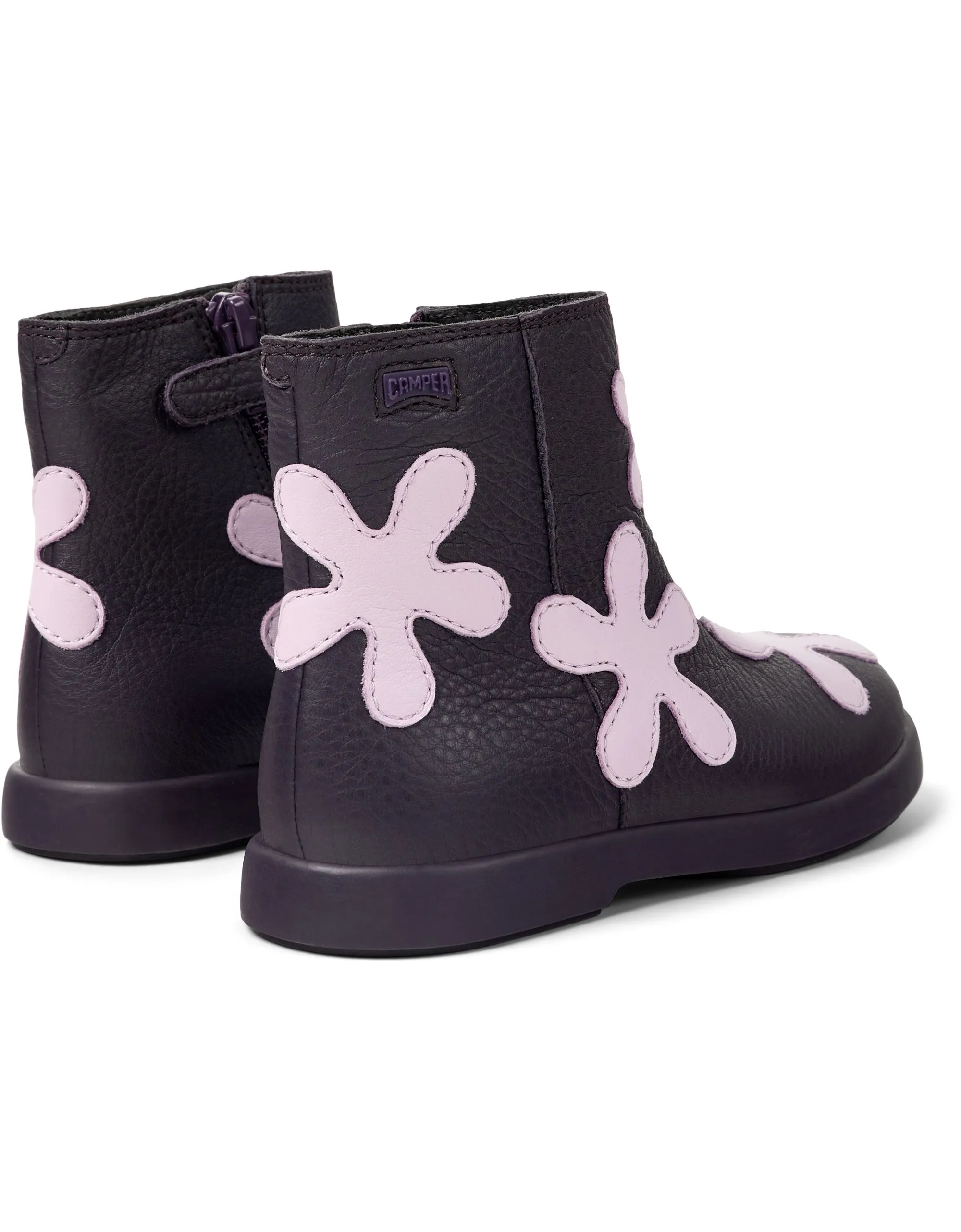 CAMPER TWINS BOOT - PURPLE FLOWER