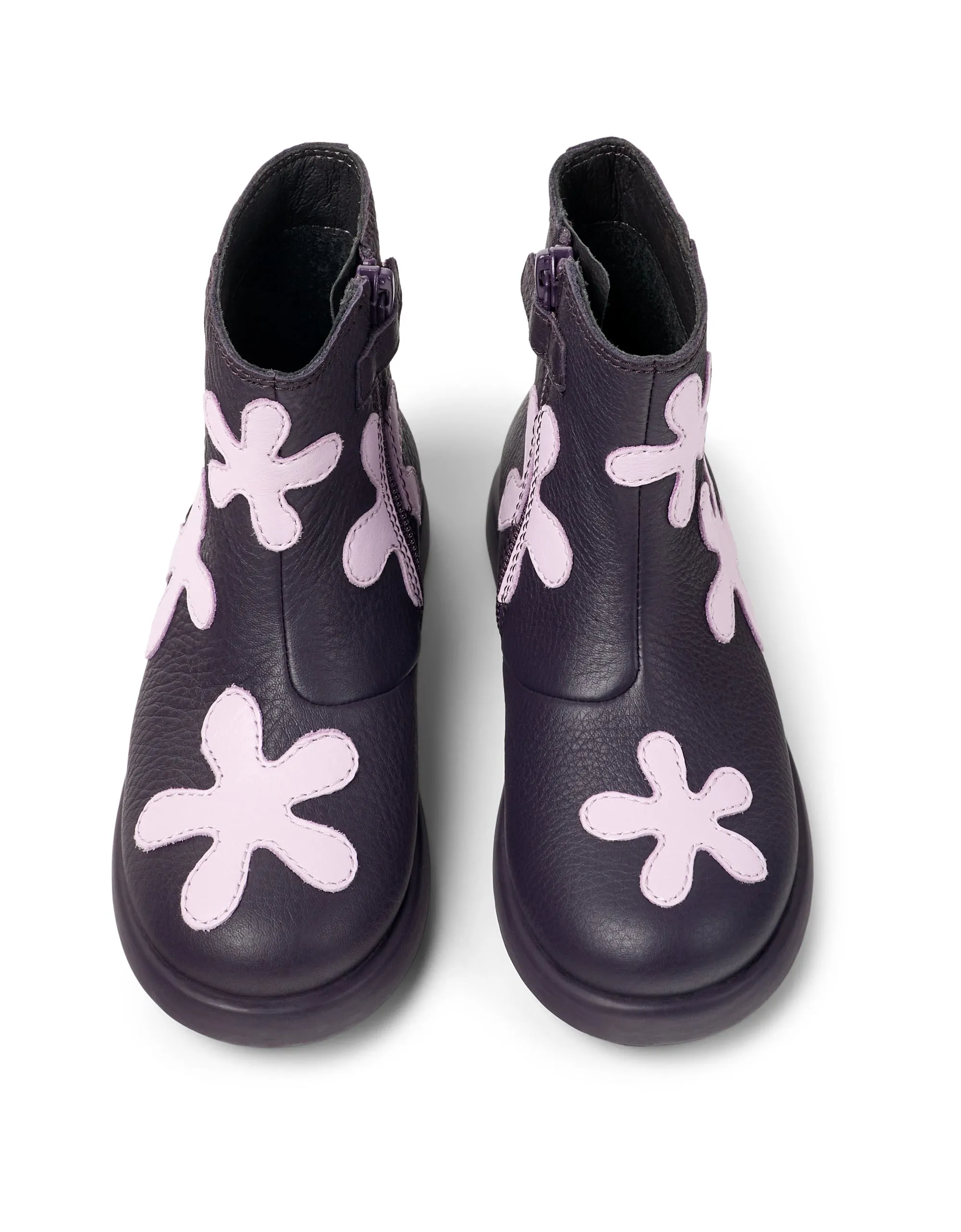 CAMPER TWINS BOOT - PURPLE FLOWER