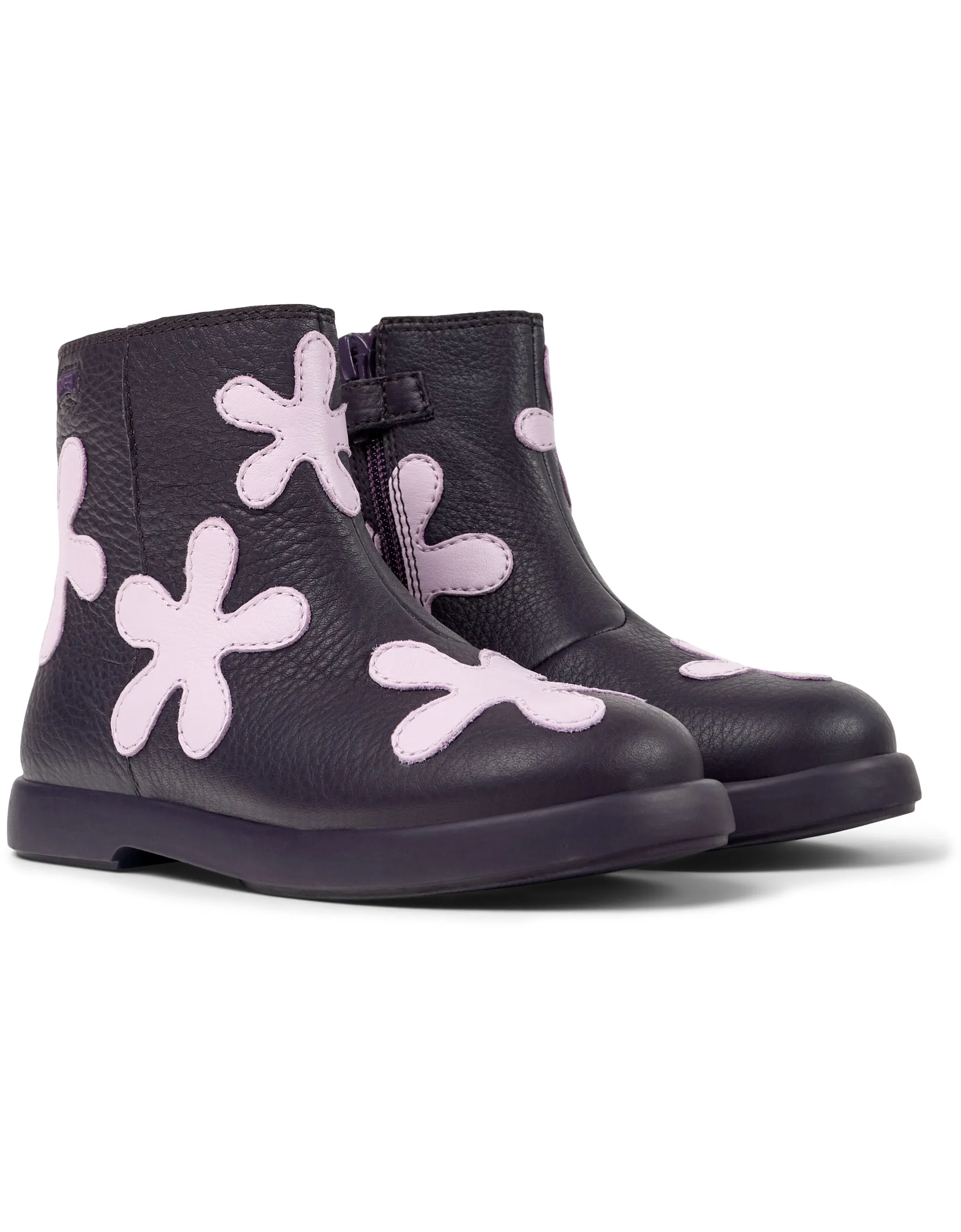 CAMPER TWINS BOOT - PURPLE FLOWER