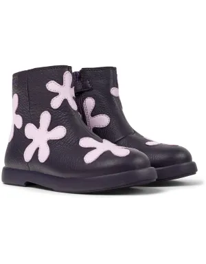 CAMPER TWINS BOOT - PURPLE FLOWER