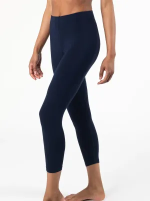 Capri Bamboo Leggings - Navy