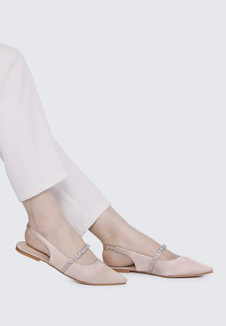 Carina Comfy Ballerina In Almond