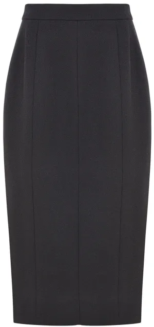 Chanel black pencil skirt Size 6/8UK