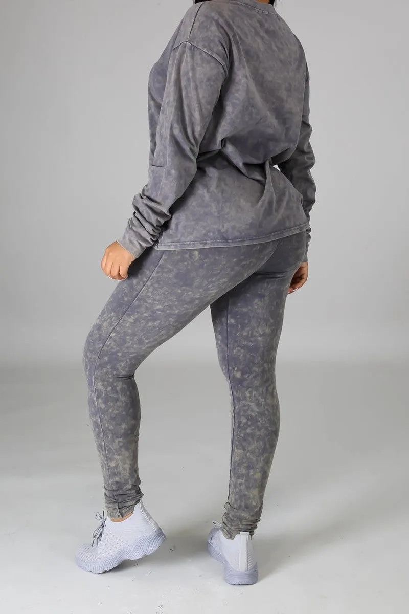 comfy long sleeve Top and leggings set