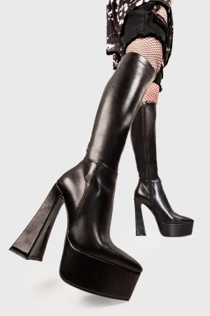 Content Platform Knee High Boots