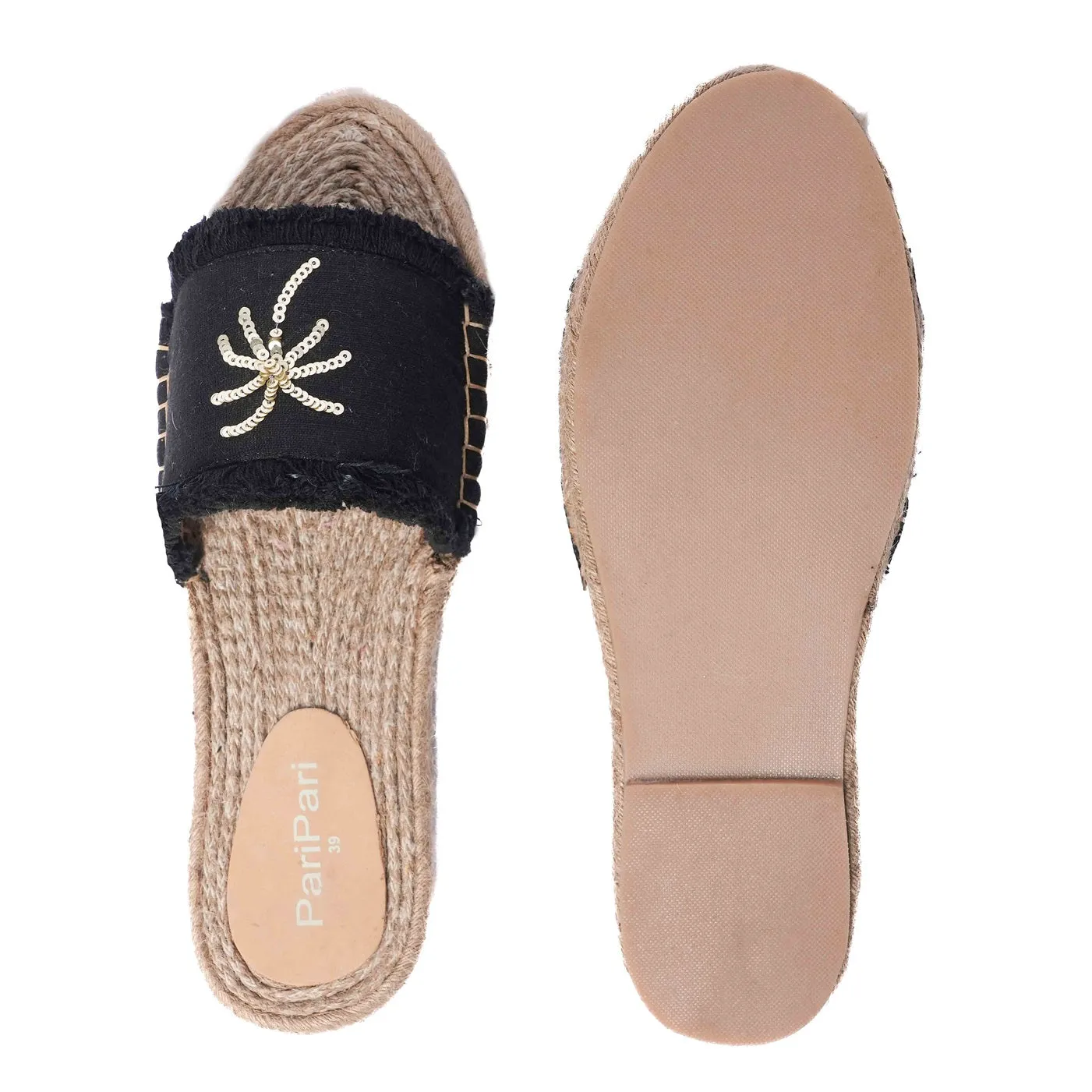 Copacabana sandals Black Flats