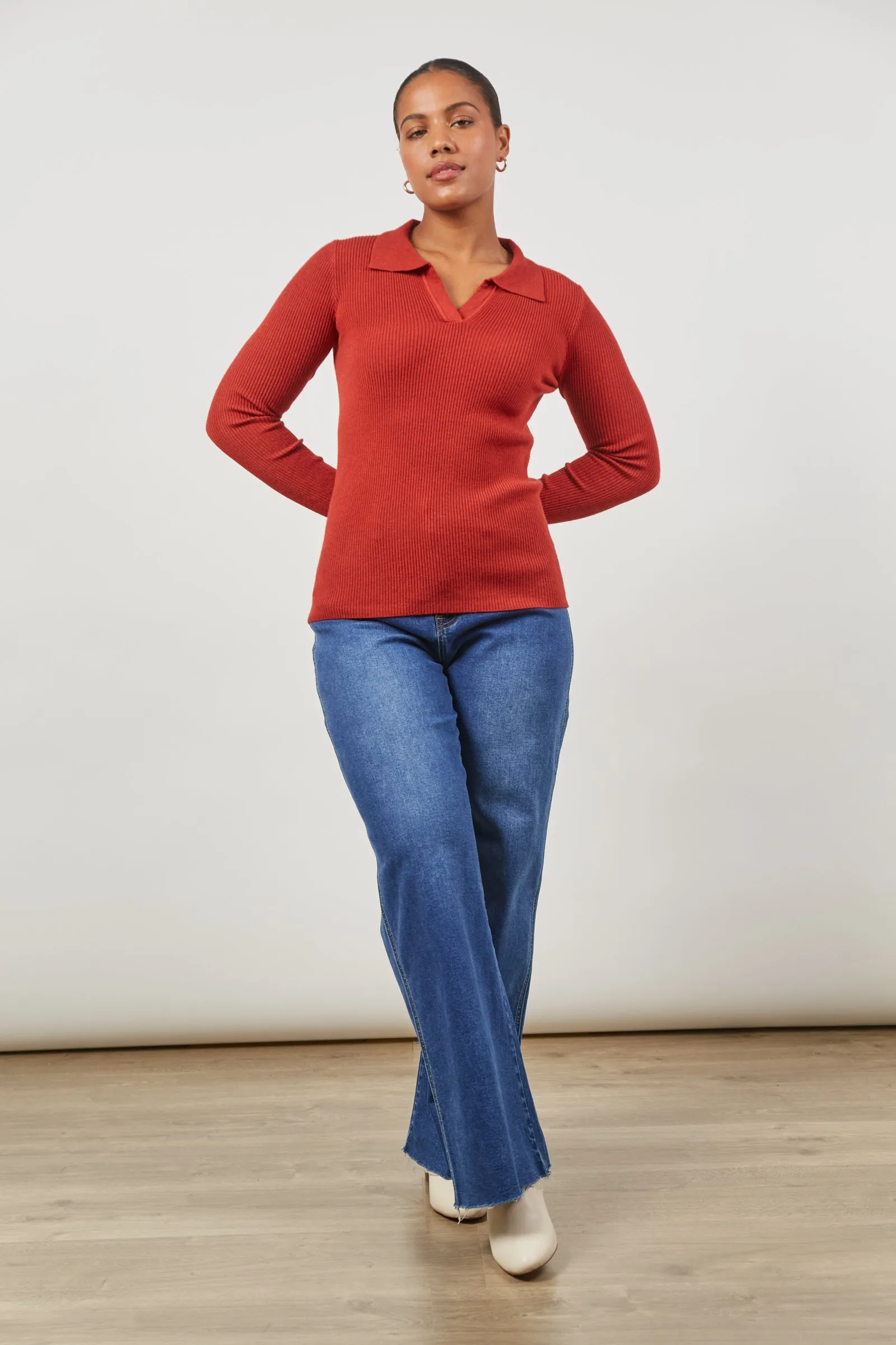 Cosmo Knit Top - Picante