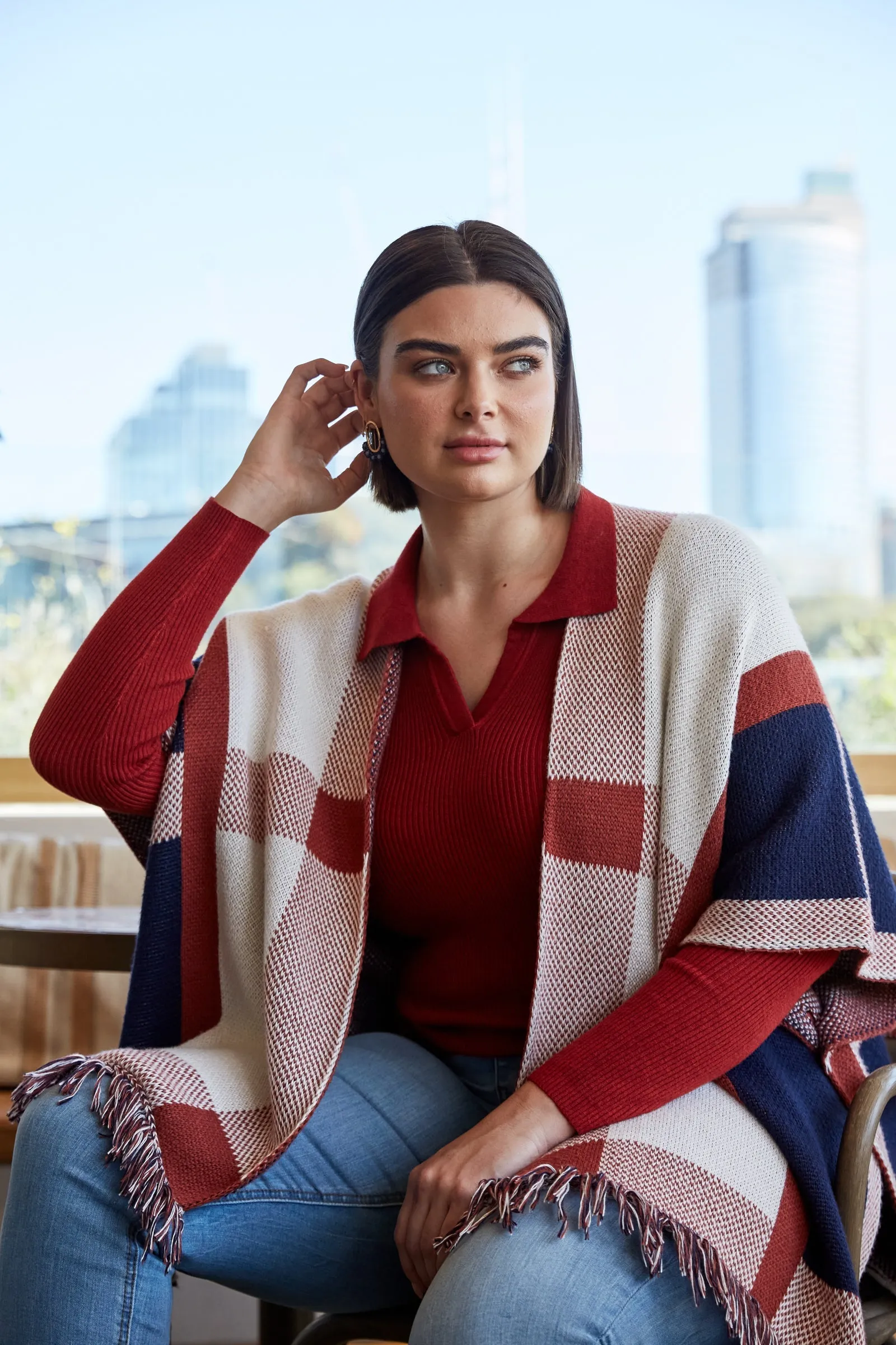 Cosmo Knit Top - Picante