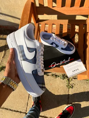 Custom Made BB Blue x Nike AF1's