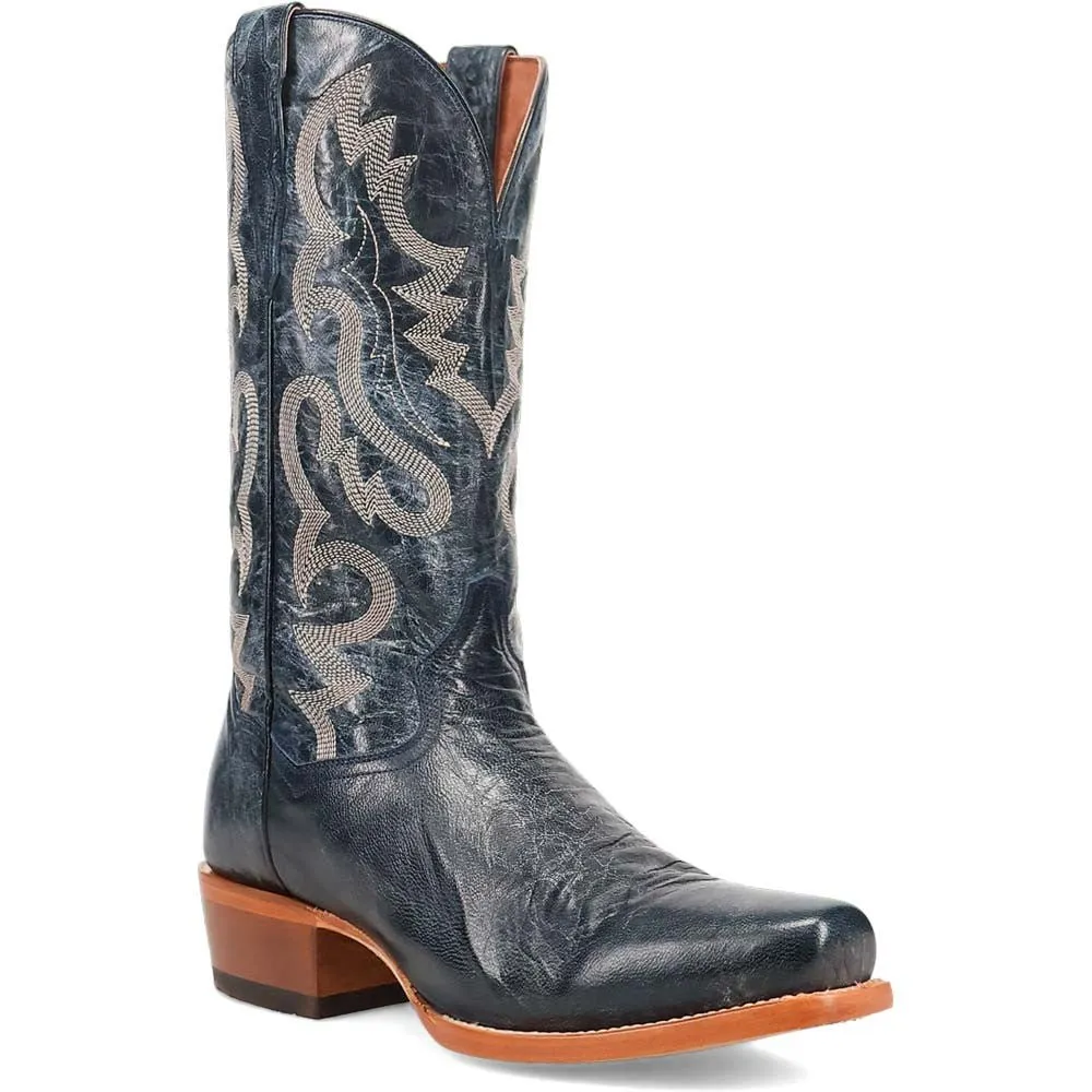 Dan Post Men’s Calvin Blue 13” Toe Shape 7 Leather Boot