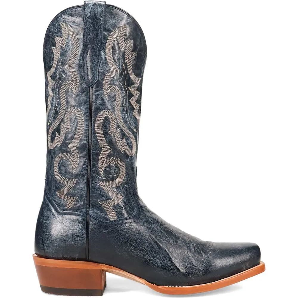 Dan Post Men’s Calvin Blue 13” Toe Shape 7 Leather Boot