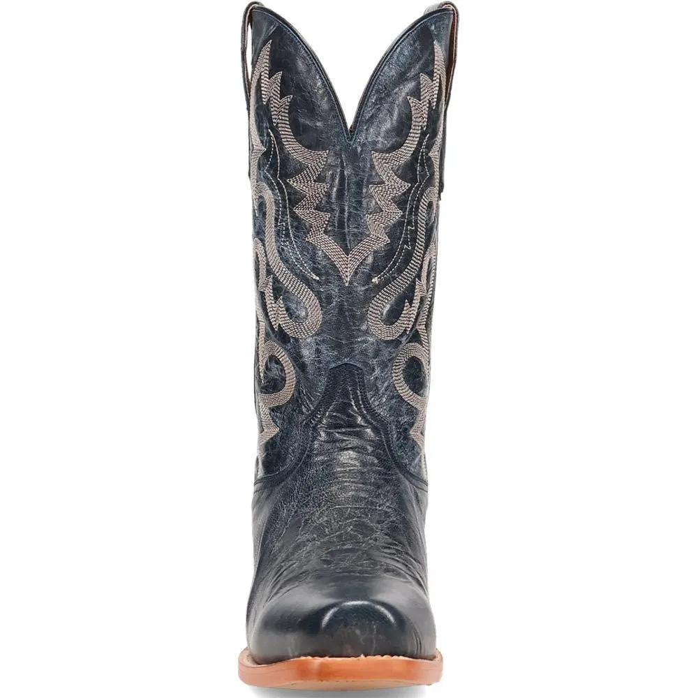Dan Post Men’s Calvin Blue 13” Toe Shape 7 Leather Boot