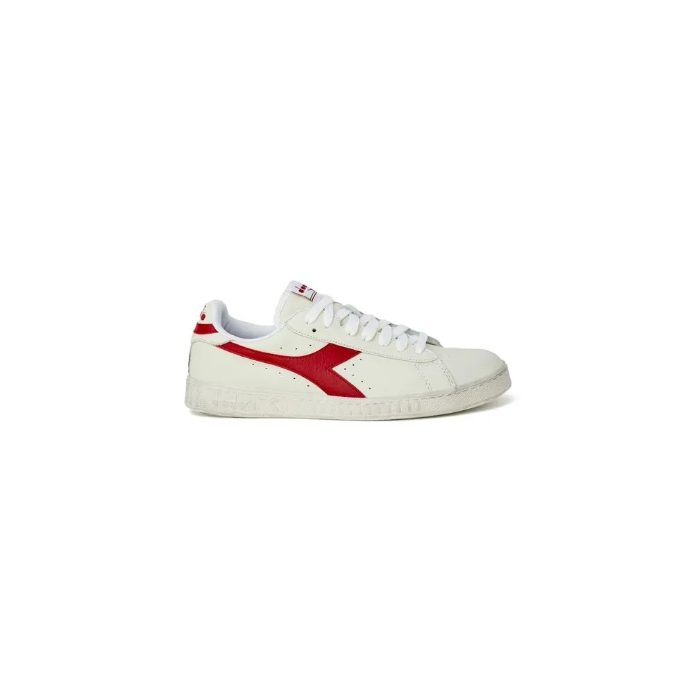 Diadora Red Leather Leather Sneaker