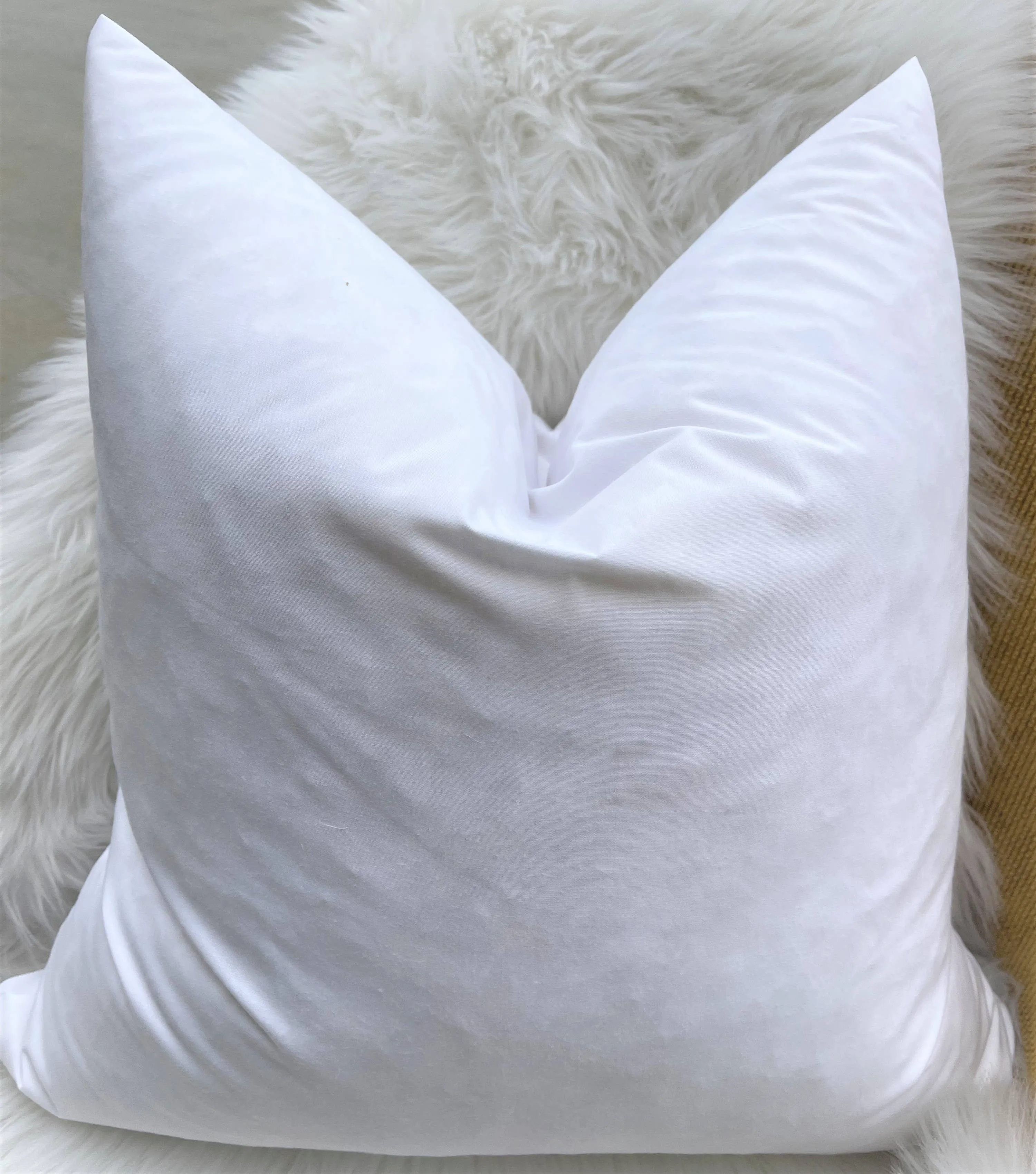 Down feather Pillow insert MADE IN USA: 24X24