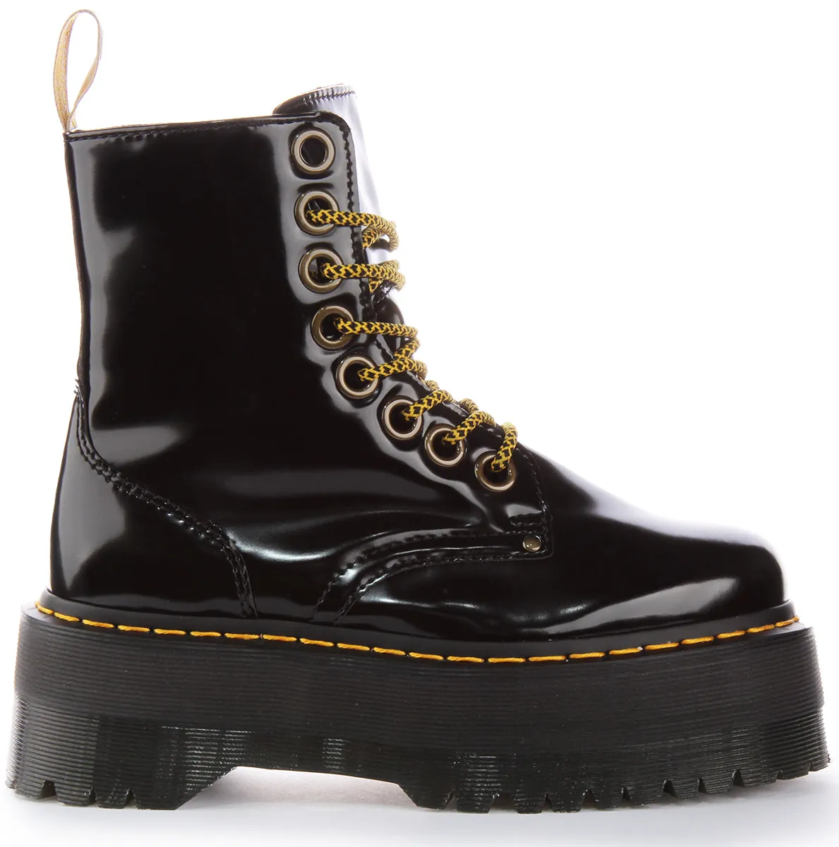Dr Martens Vegan Jadon Max In Black For Women