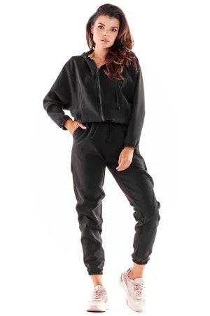Draped Loose-Fit Luxe Trousers
