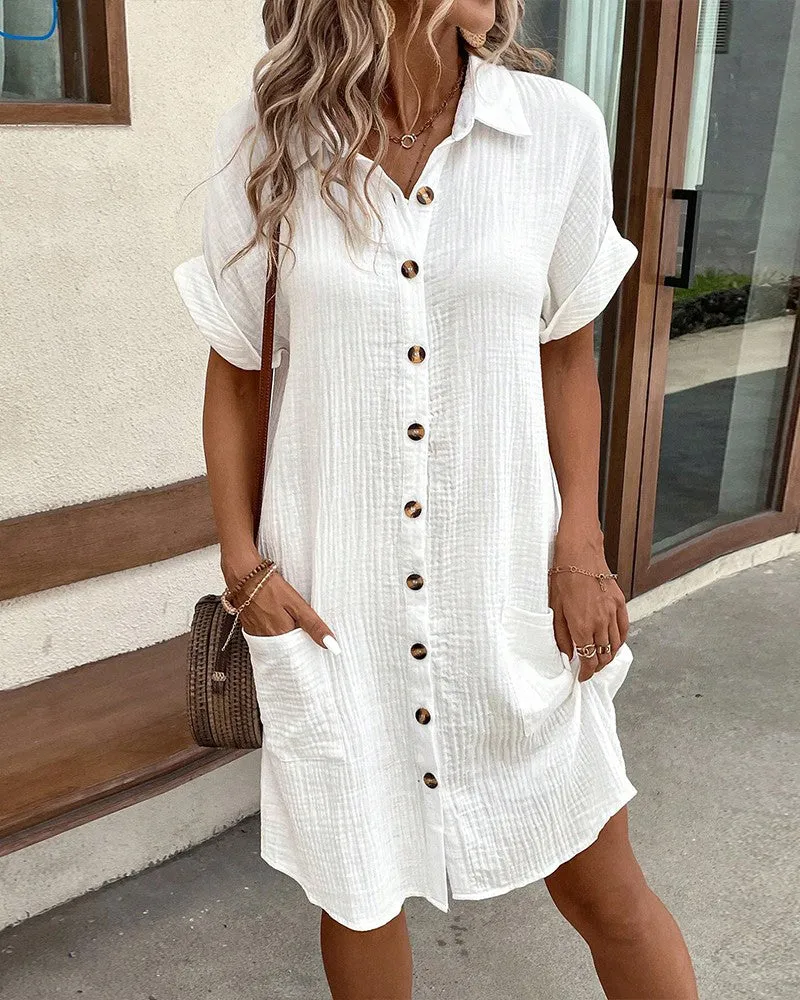 Dunya - belted polo dress