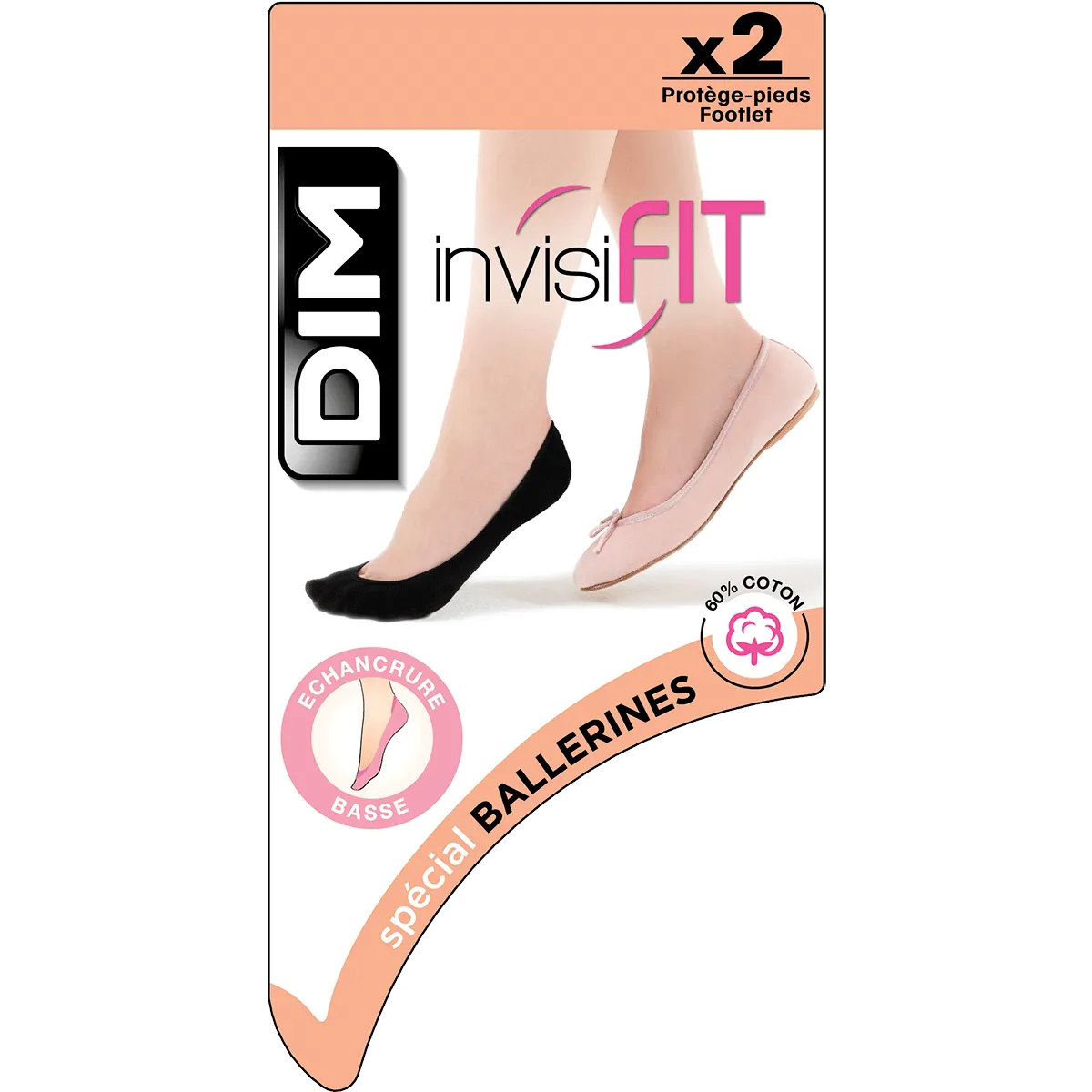 Easy Day Spécial Ballerines 52 low cut footies in nude