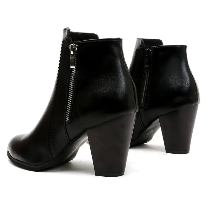 Eco Knit Heeled Boots
