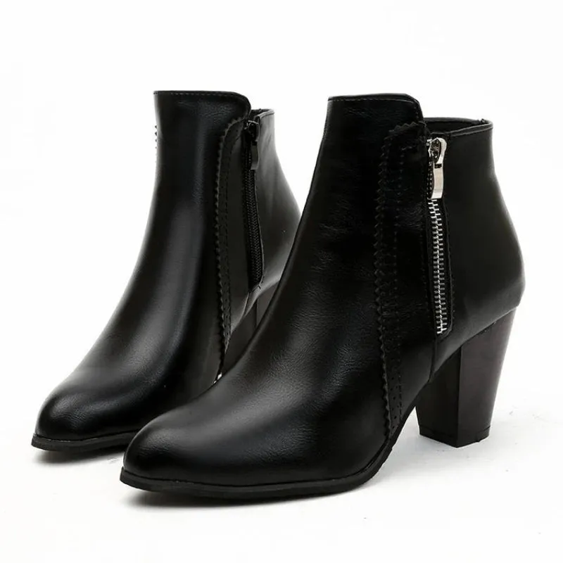 Eco Knit Heeled Boots