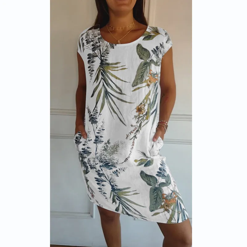 Elle - Dress with Round Neck