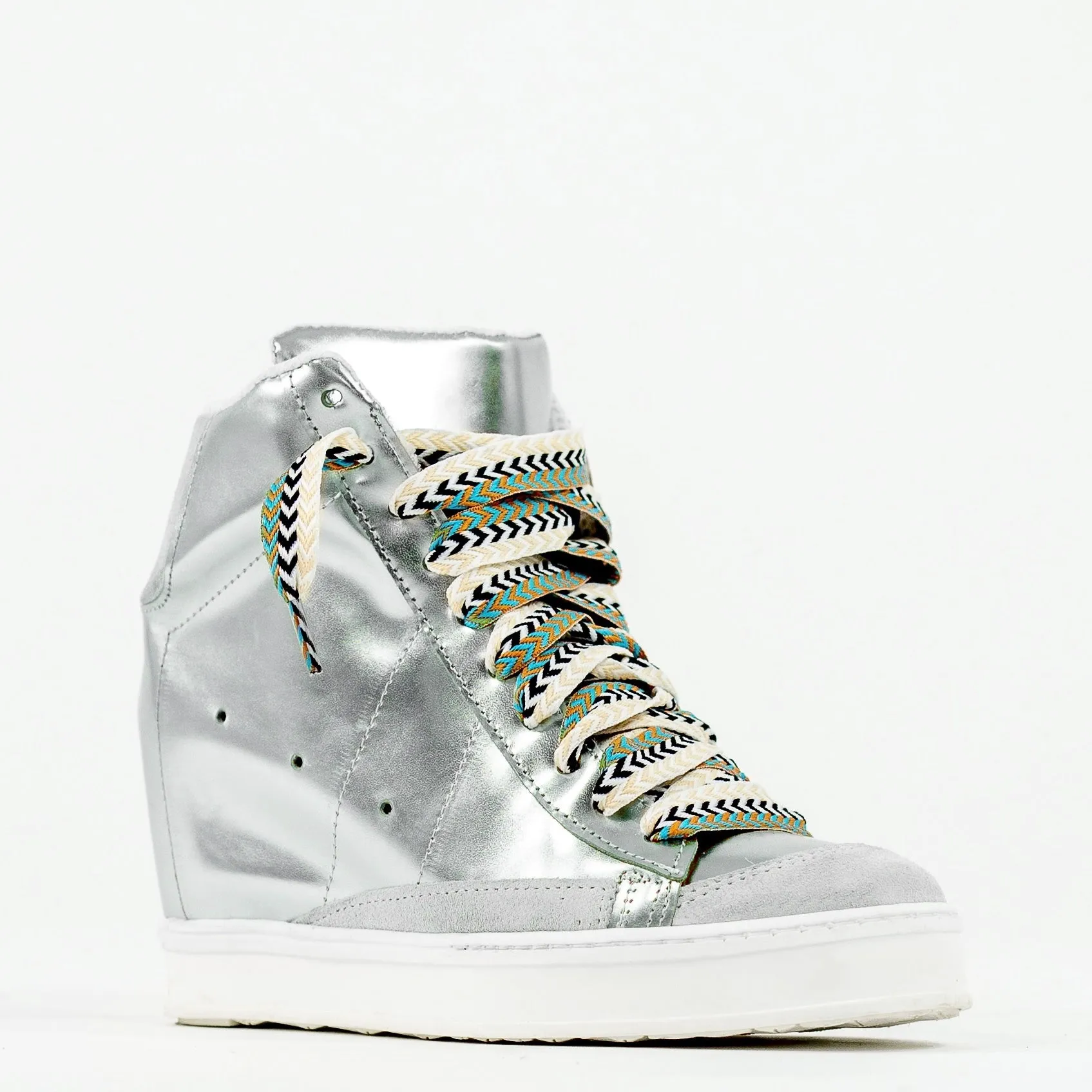 Fearless 2.0 Silver Wedge Sneaker