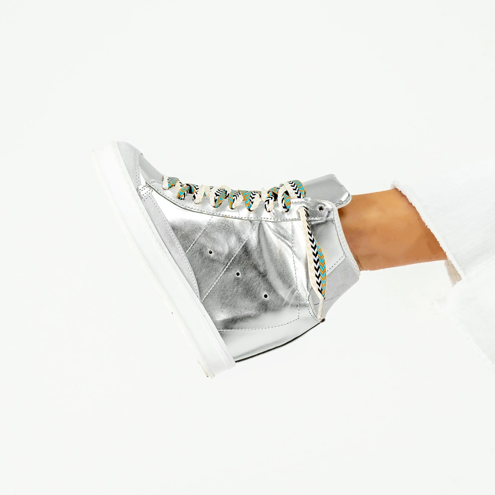 Fearless 2.0 Silver Wedge Sneaker