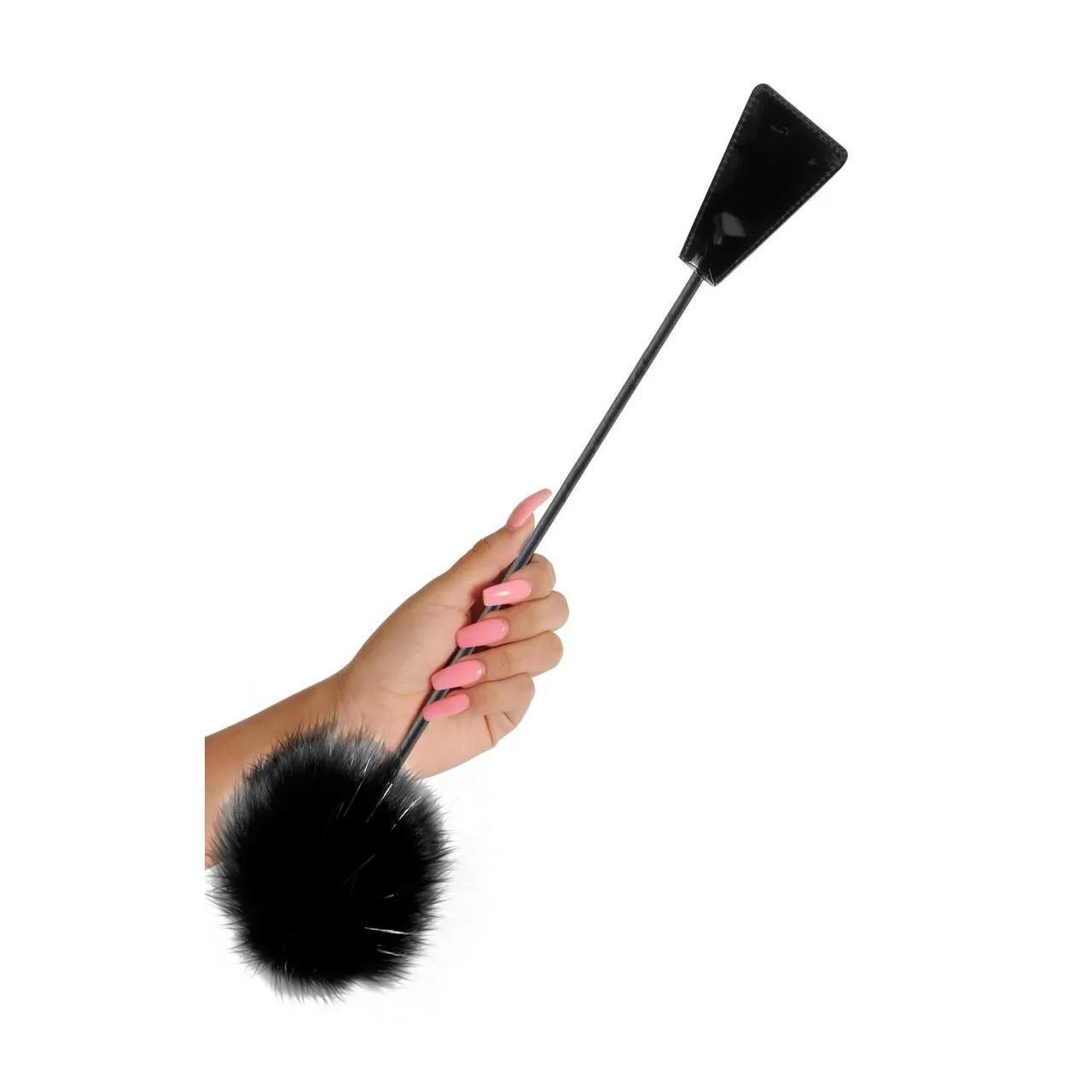 Fetish Fantasy Series Limited Edition Feather Crop Black
