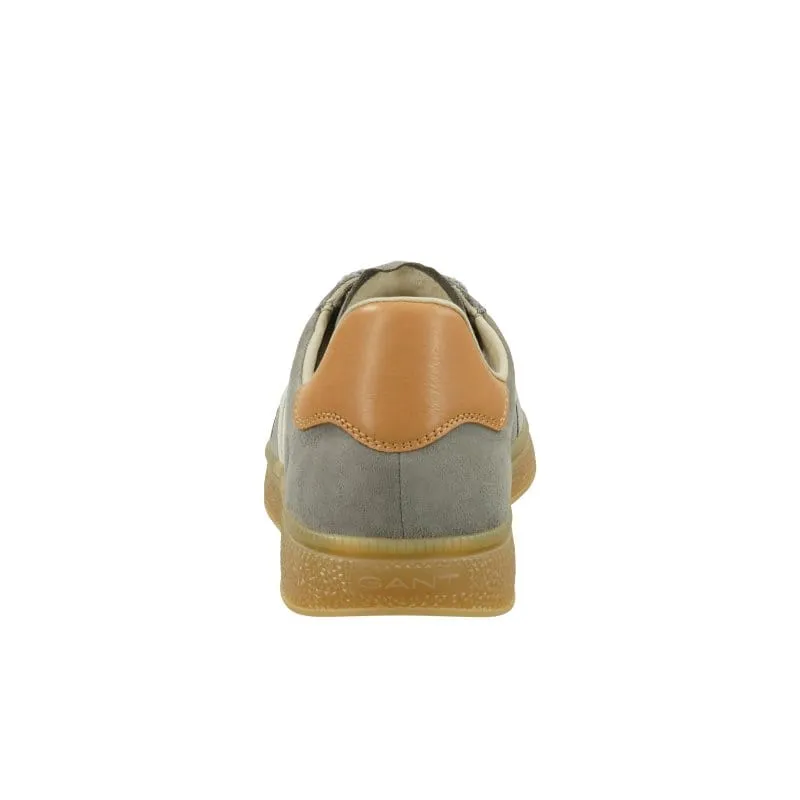Gant Mens Leather Fashion Trainer Cuzmo Grey - 29633643