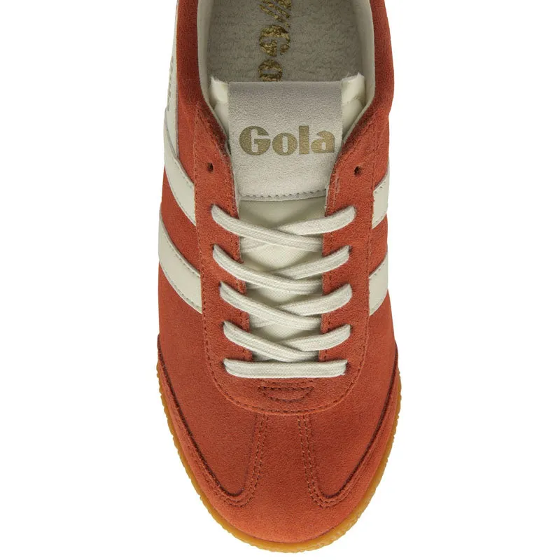 GOLA Elan Trainers in Hot Coral/Off White/Fuchsia