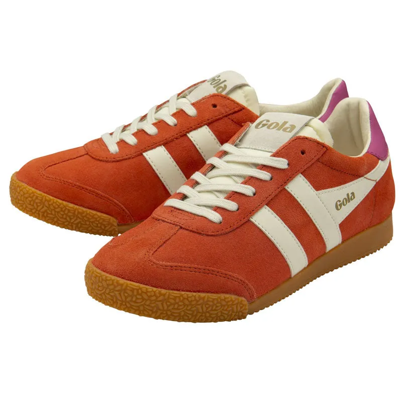 GOLA Elan Trainers in Hot Coral/Off White/Fuchsia