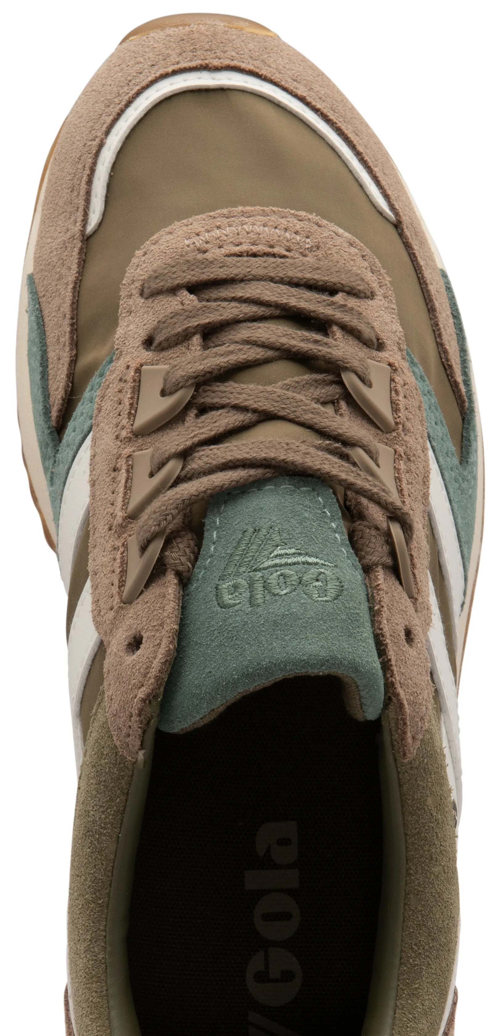Gola Women's Trainers | Chicago | Khaki, Cappunccino & White