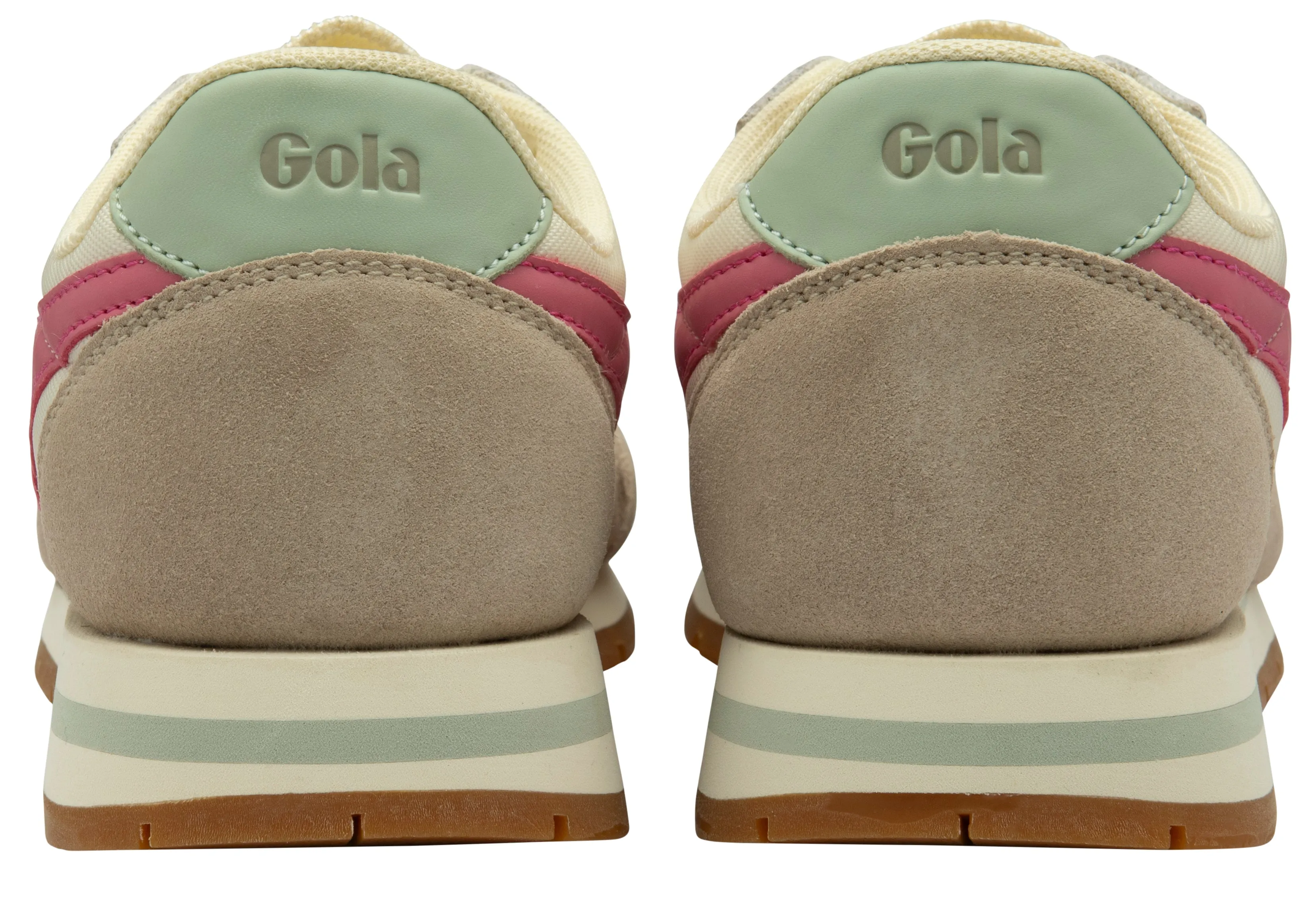 Gola Women's Trainers | Daytona | White, Grey & Pink