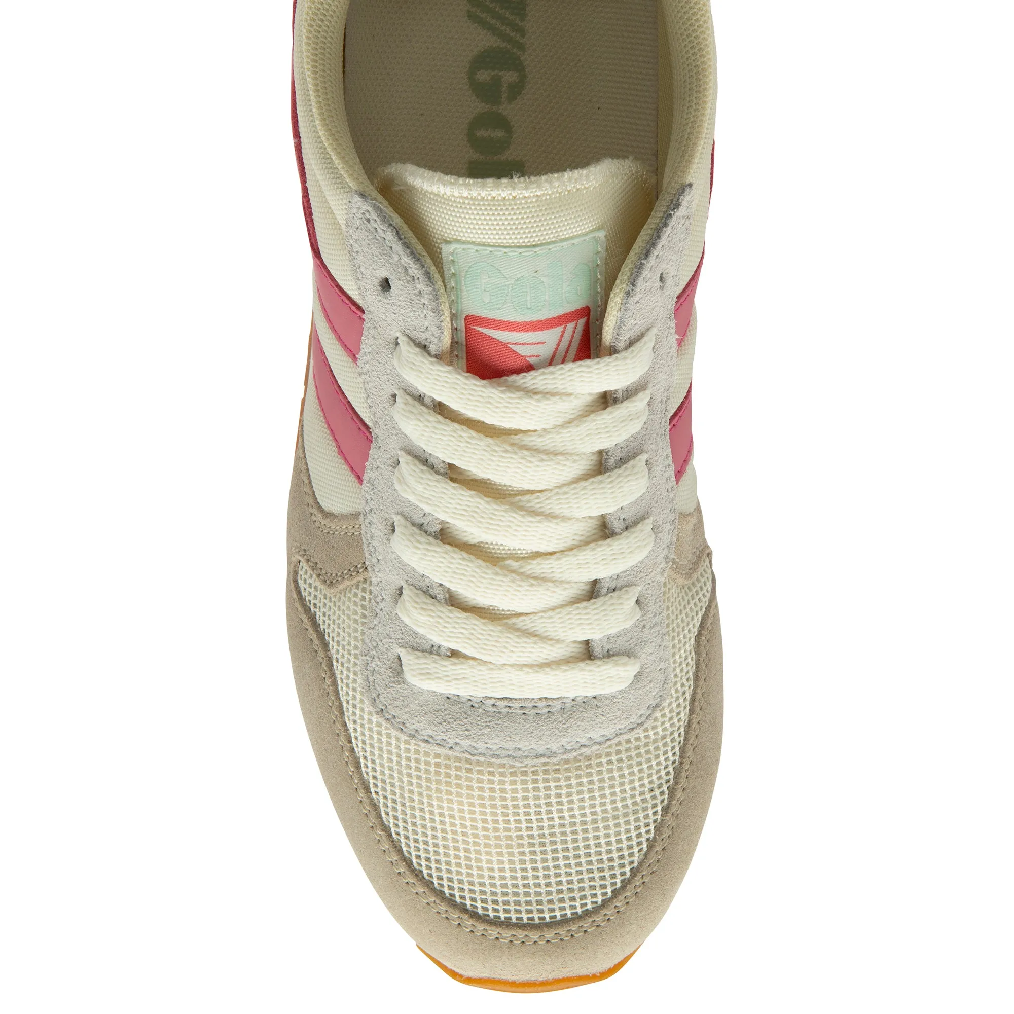 Gola Women's Trainers | Daytona | White, Grey & Pink
