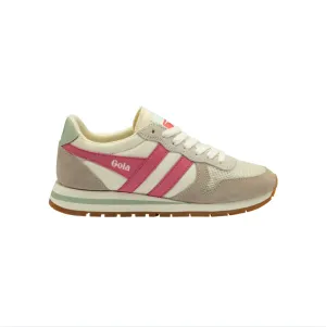 Gola Women's Trainers | Daytona | White, Grey & Pink