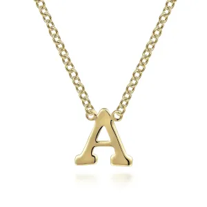 Gold Initial Necklace