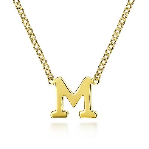 Gold Initial Necklace