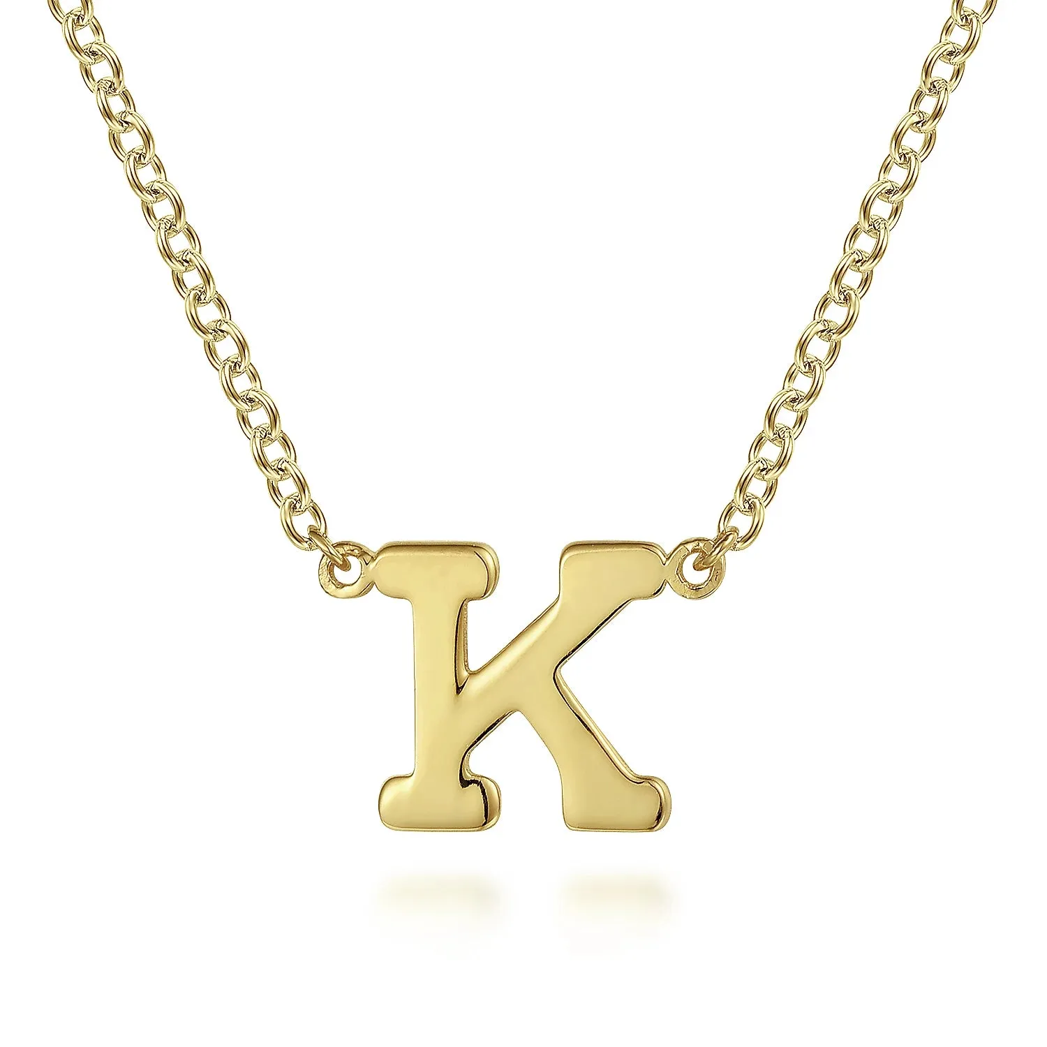 Gold Initial Necklace