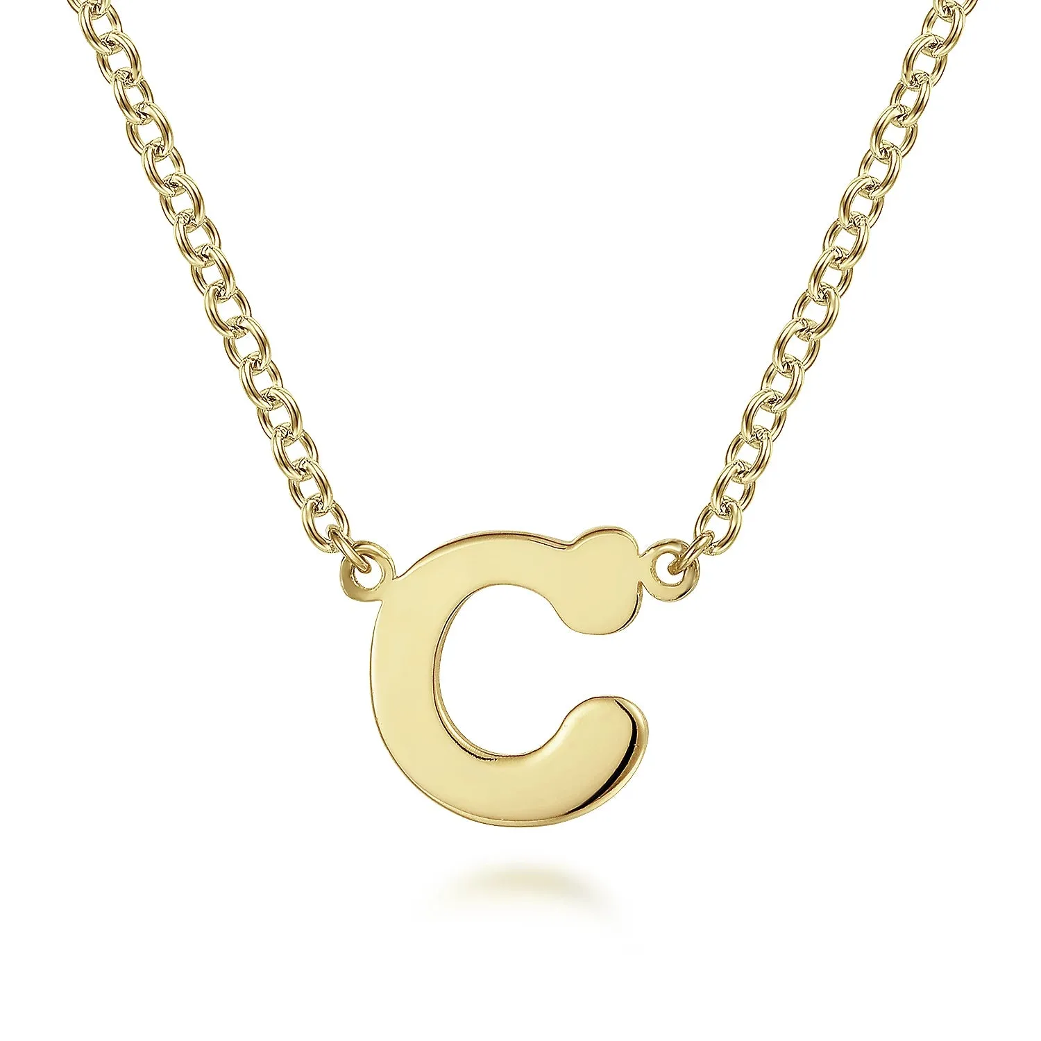 Gold Initial Necklace