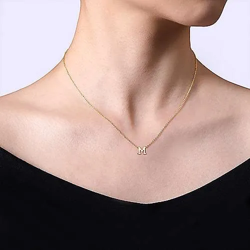 Gold Initial Necklace