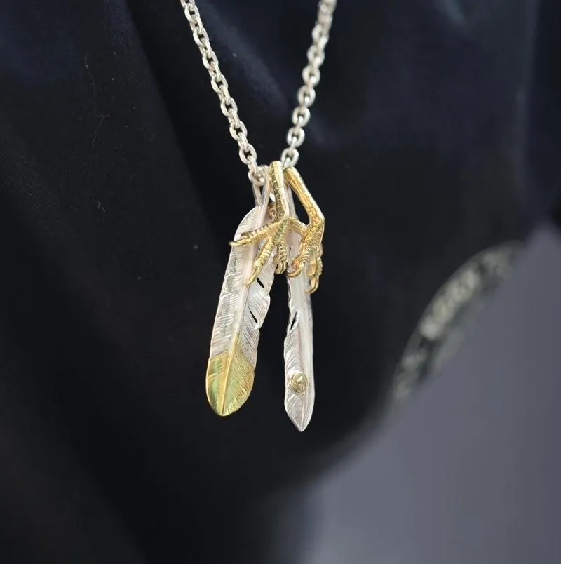 Goros Double Feather With Gold Claw Setup