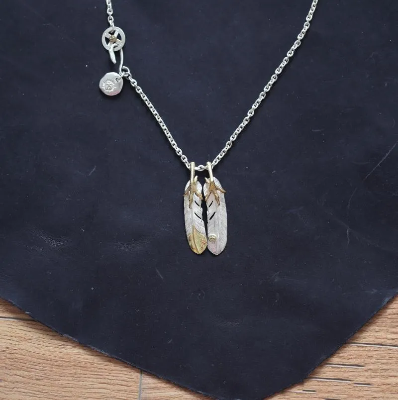 Goros Double Feather With Gold Claw Setup