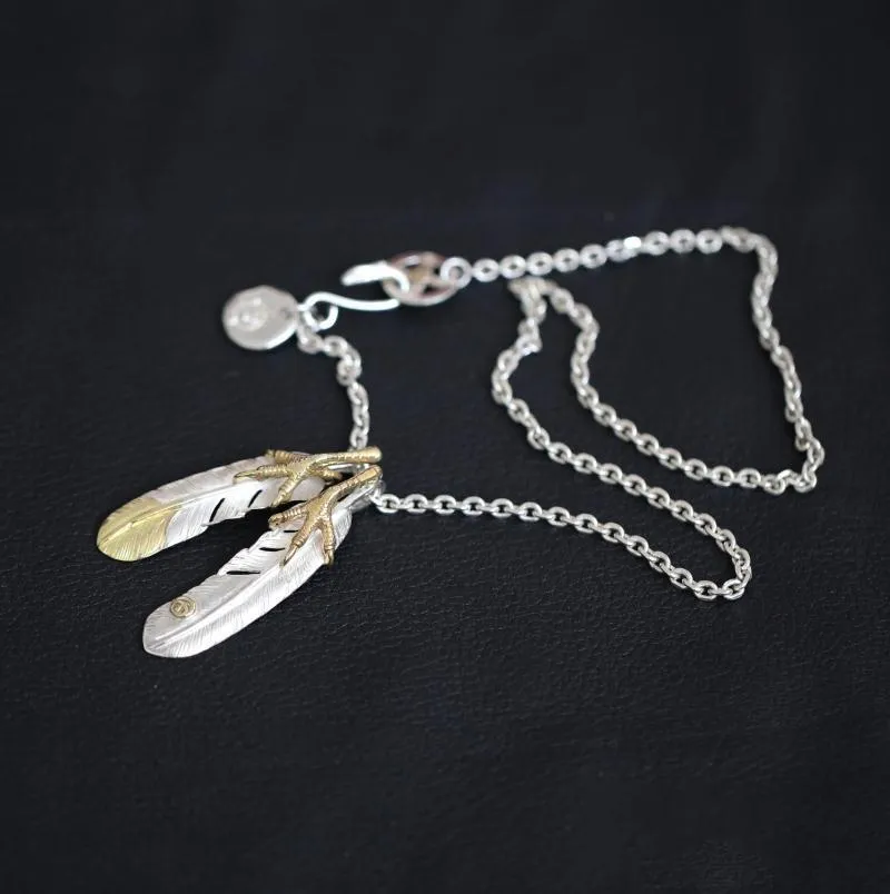 Goros Double Feather With Gold Claw Setup