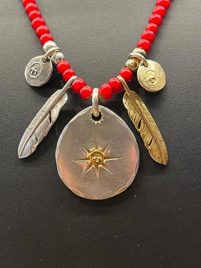 Goros Metal (M) With Antique Red Beads Setup