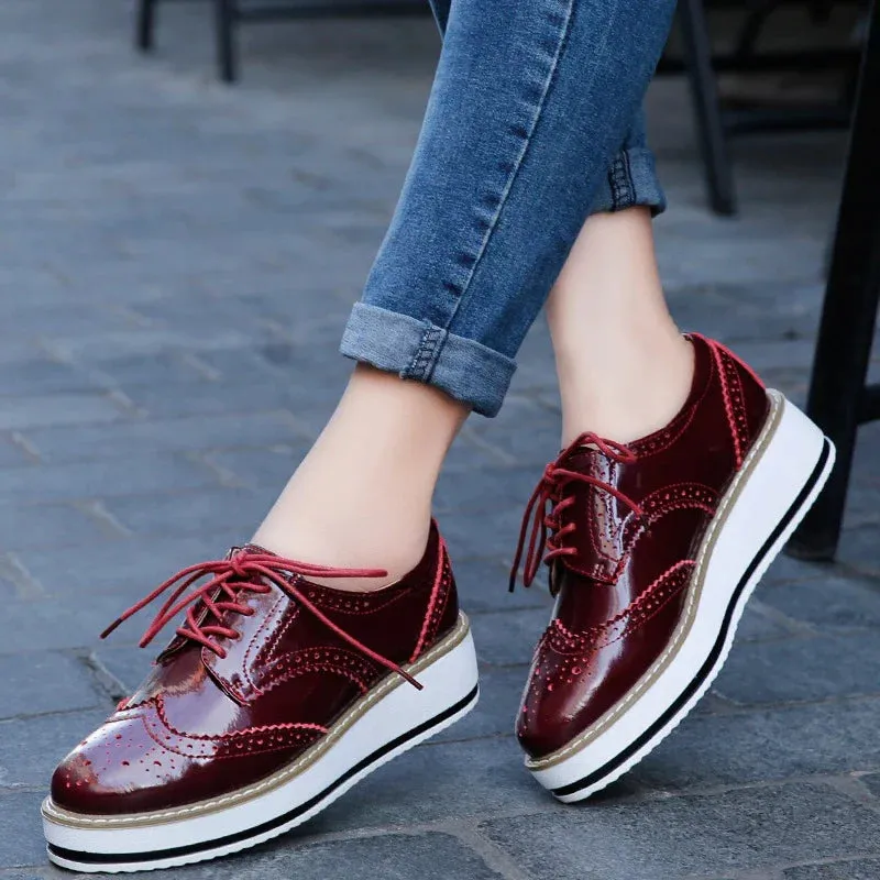 GS Dames Veterschoen | Stoere orthopedische veterschoen met dikke zool