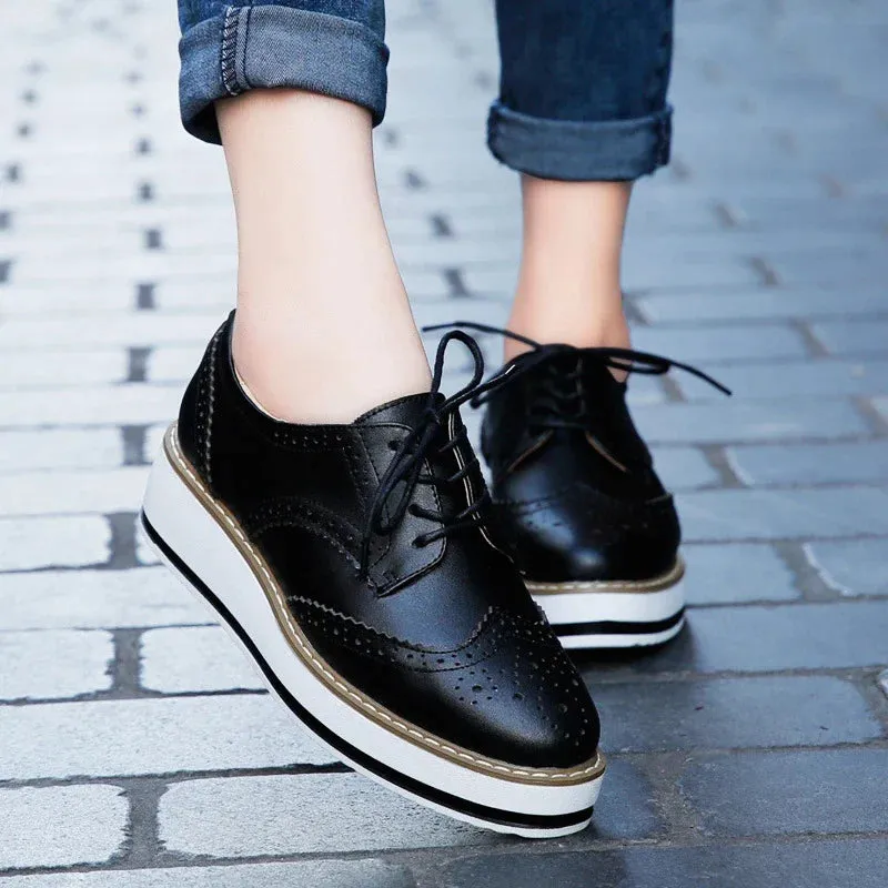 GS Dames Veterschoen | Stoere orthopedische veterschoen met dikke zool