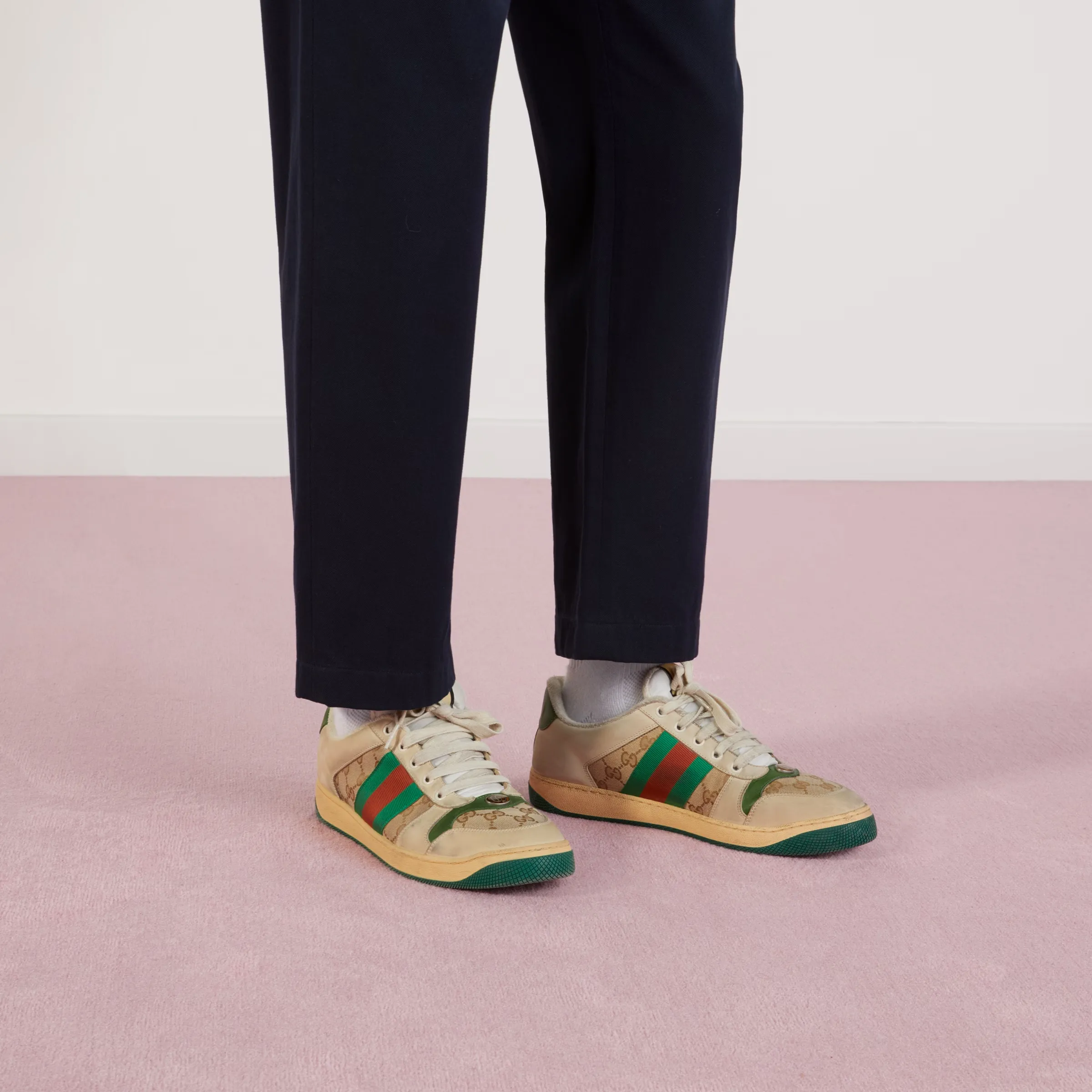 GUCCI Men's Screener GG trainer