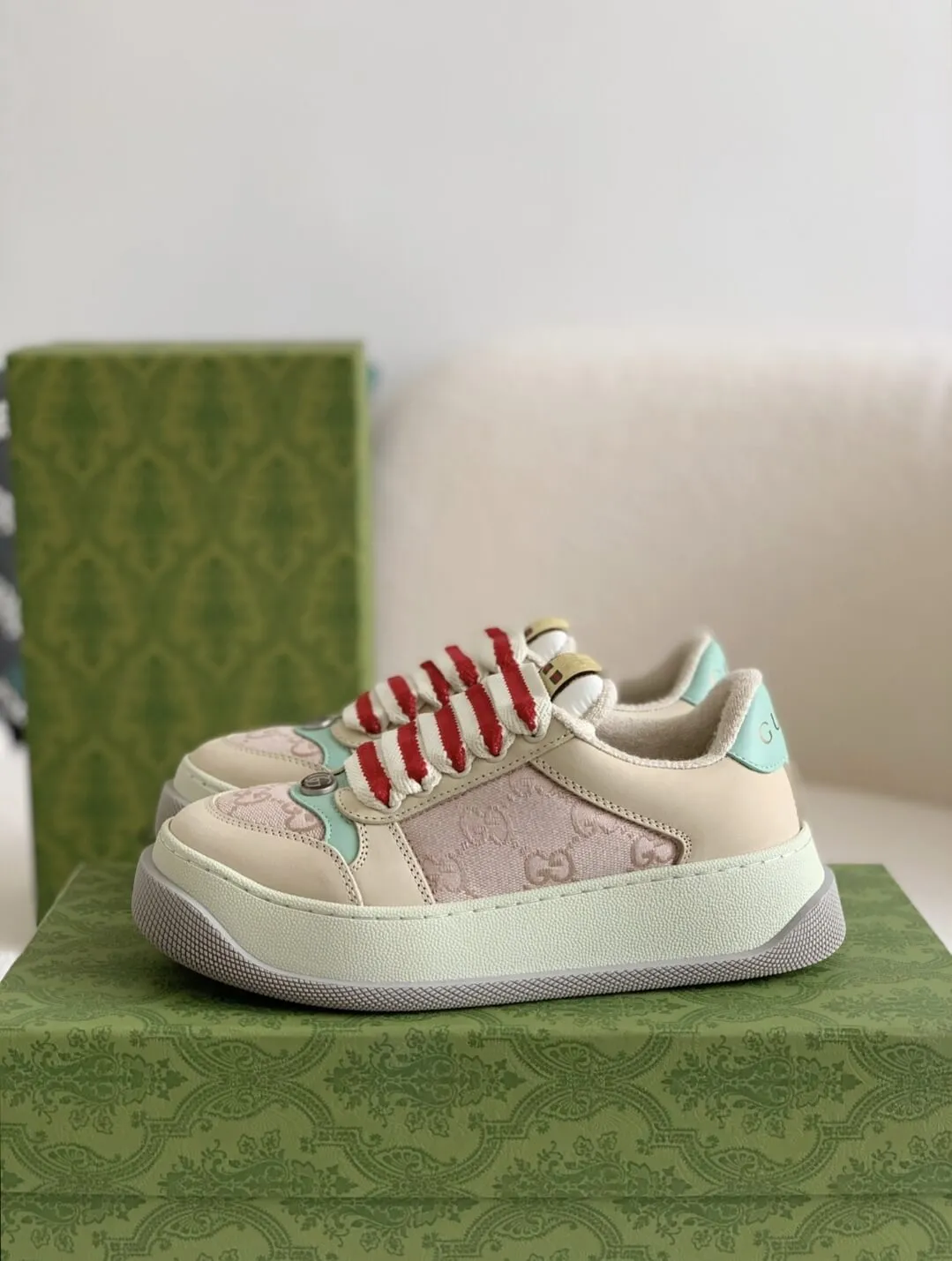 Gucci Screener Trainer Pink