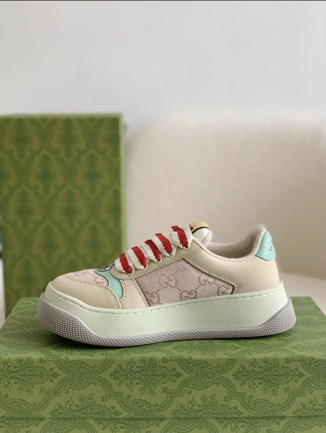 Gucci Screener Trainer Pink
