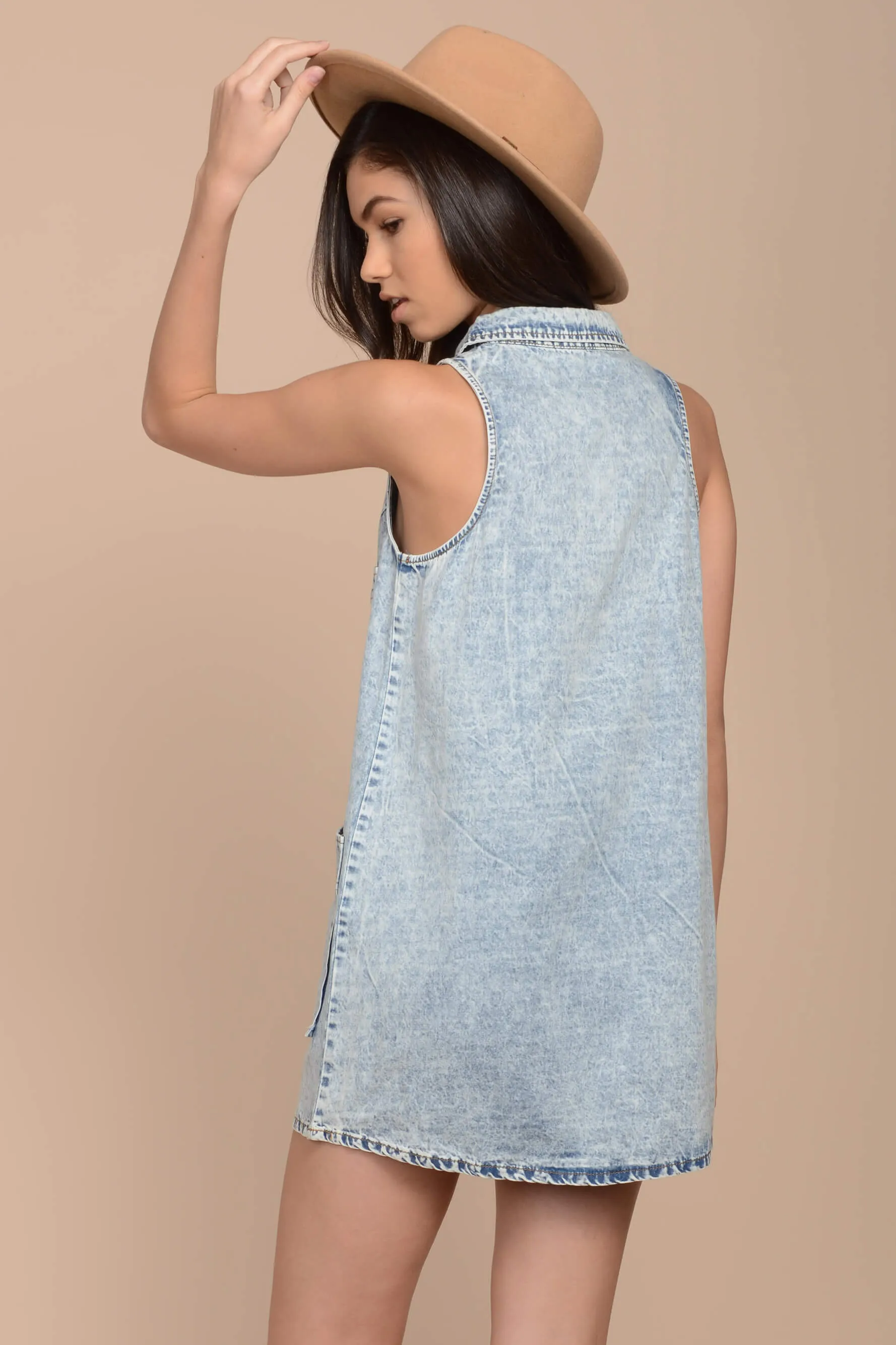 Harlow Stretchy Denim Dress